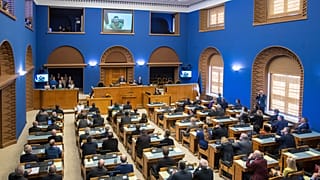 Зал заседаний парламента Эстонской Республики