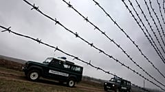 Der Grenzübergang nahe Kapitan Andreevo zwischen Bulgarien und der Türkei