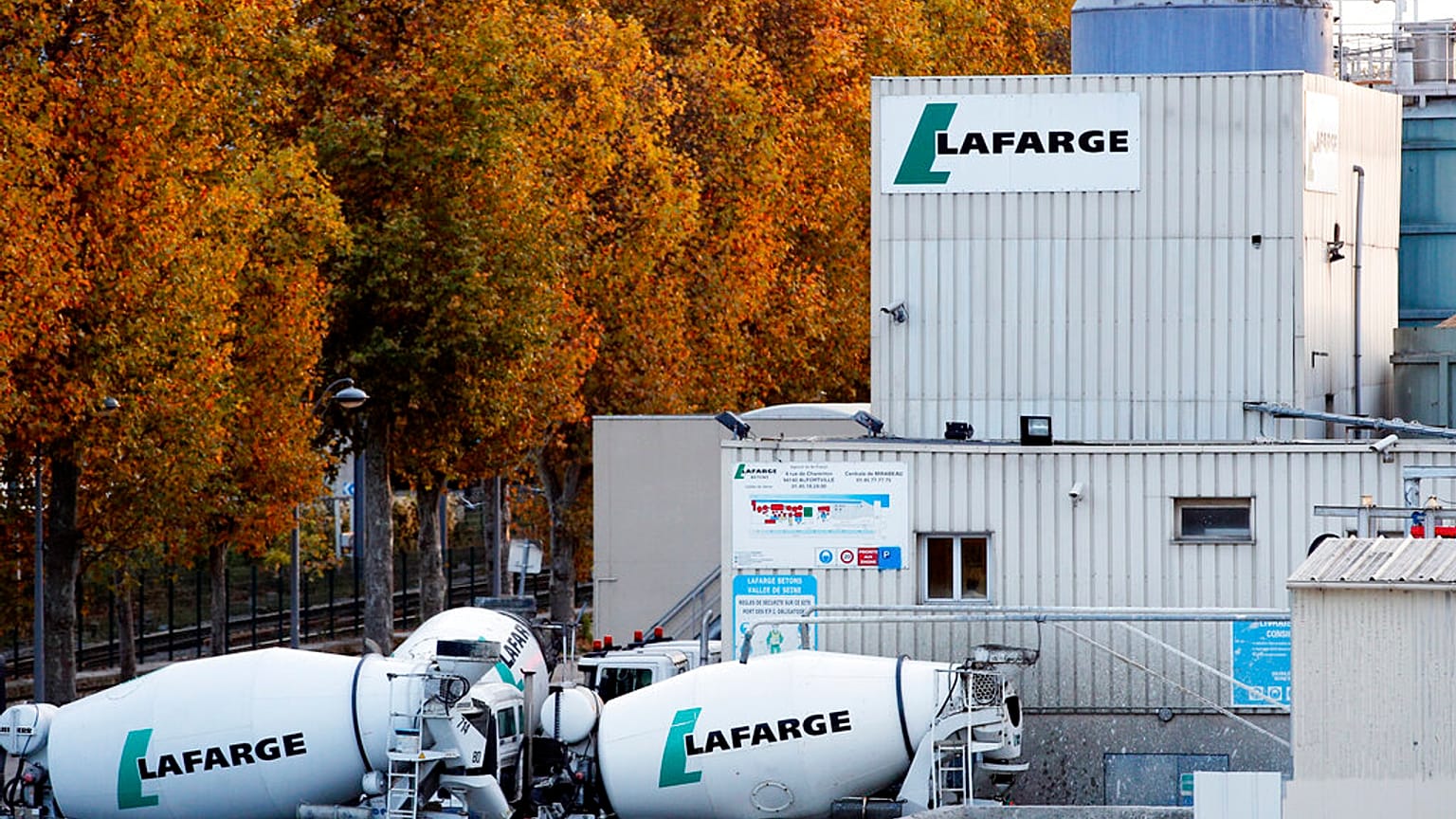 Un site Lafarge à Paris (Novembre 2017)