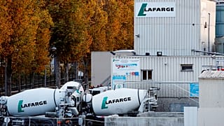  A site of cement maker Lafarge is pictured in Paris in November 2017