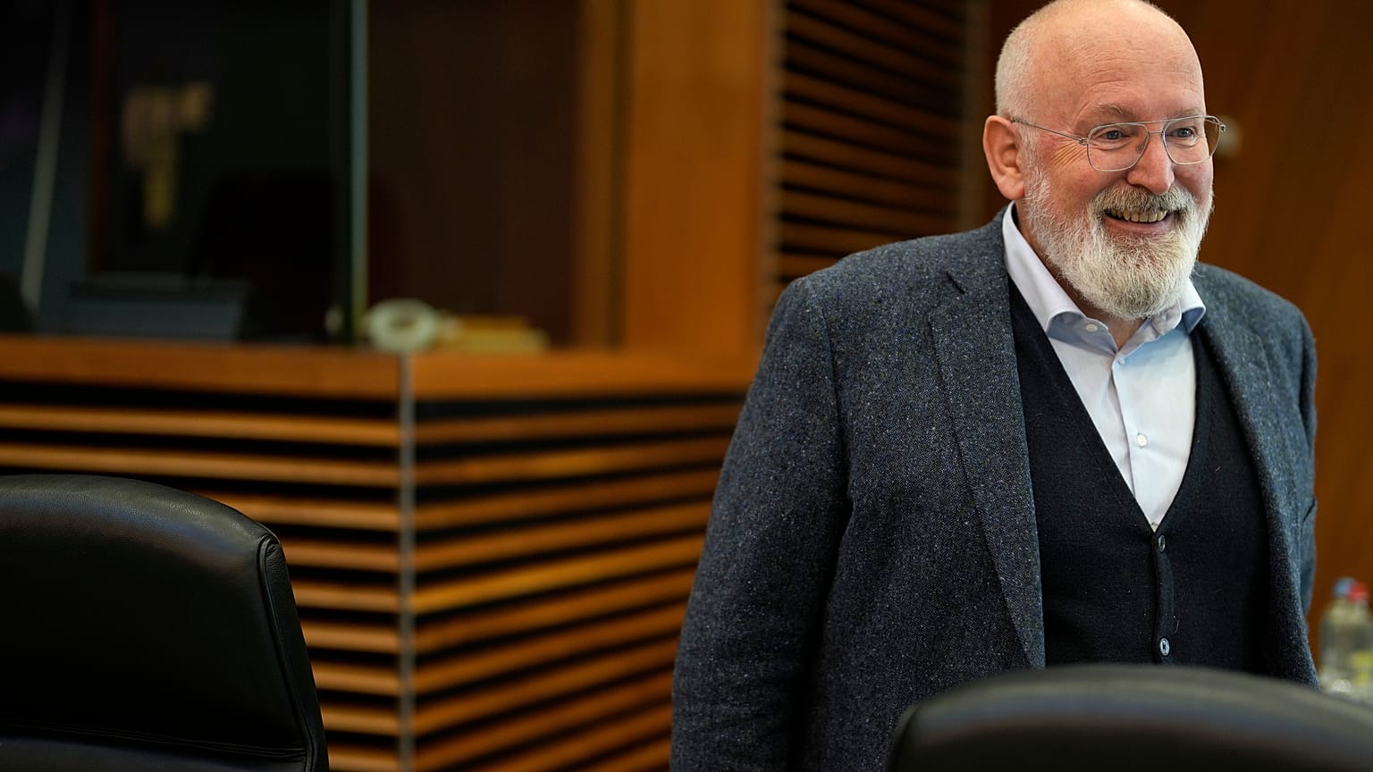 Ο ευρωπαϊος επίτροπος Φρανς Τίμερμανς