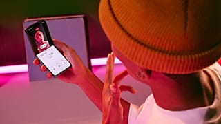 User interacts with TikTok