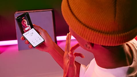 User interacts with TikTok