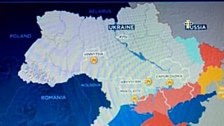 Mapa de la guerra en Ucrania.
