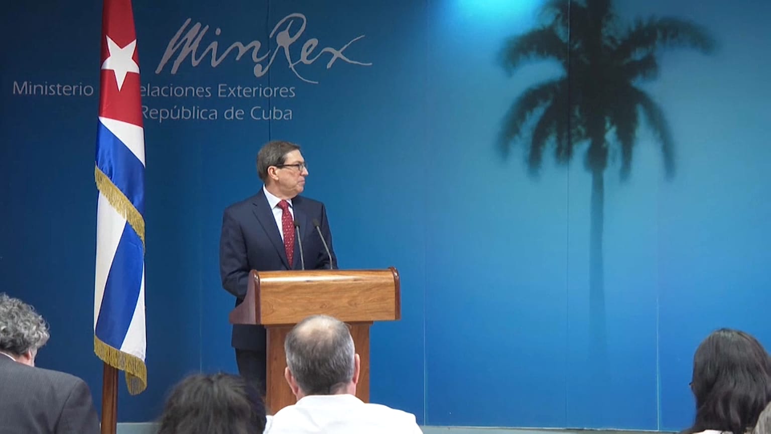 Bruno Rodríguez, ministro de Asuntos Exteriores de Cuba