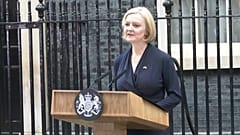 Liz Truss anuncia su dimisión como primera ministra del Reino Unido, 20 de octubre de 2022