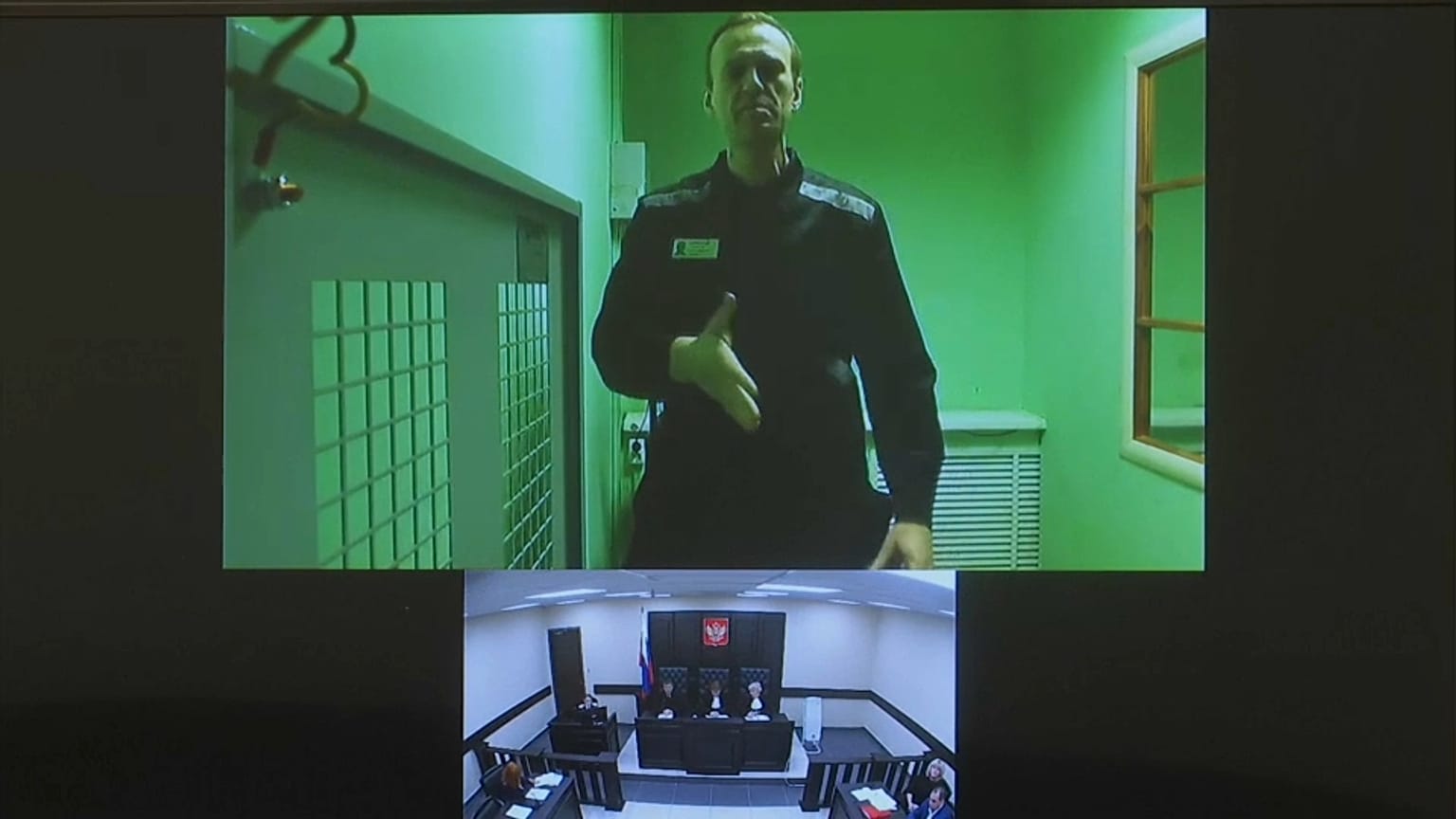 Alexeï Navalny le 18 octobre, depuis sa colonie pénitentiaire à 200 km de Moscou