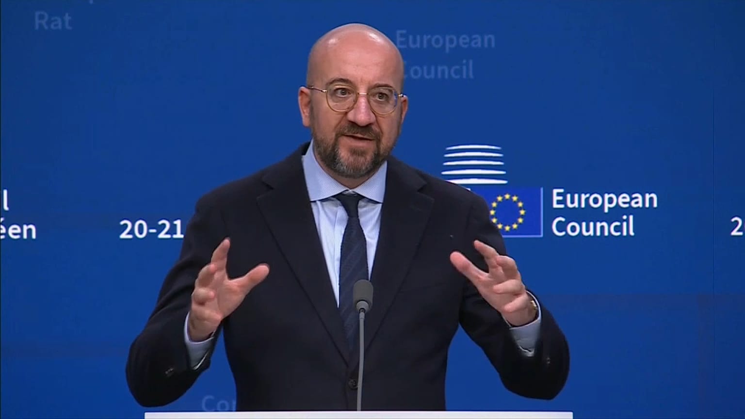 Charles Michel, presidente del Consejo Europeo