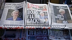İngiliz gazetelerinin manşetinde Liz Truss'ın istifası var