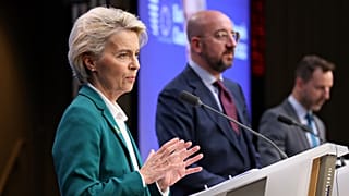 EU-Kommissionspräsidentin Ursula von der Leyen und EU-Ratspräsident Charles Michel