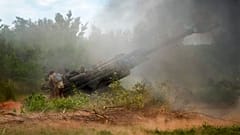 Ukrainische Artillerie