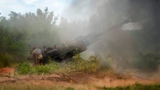 Ukrainische Artillerie