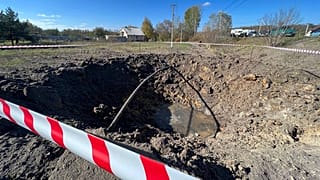 Huellas del bombardeo ucraniano de la ciudad rusa de Shebekino