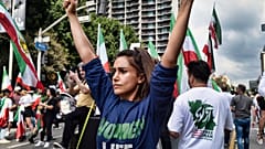 Акция протеста в Берлине