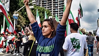 Акция протеста в Берлине