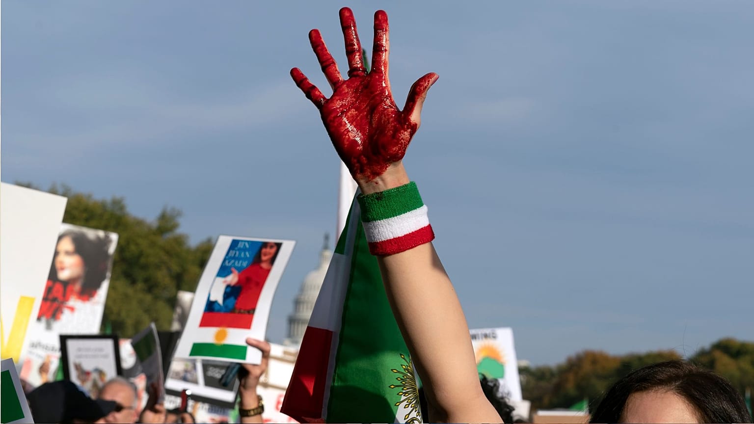 تجمع ایرانیان در واشنگتن