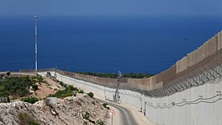 الجدار الحدودي بين إسرائيل ولبنان. 