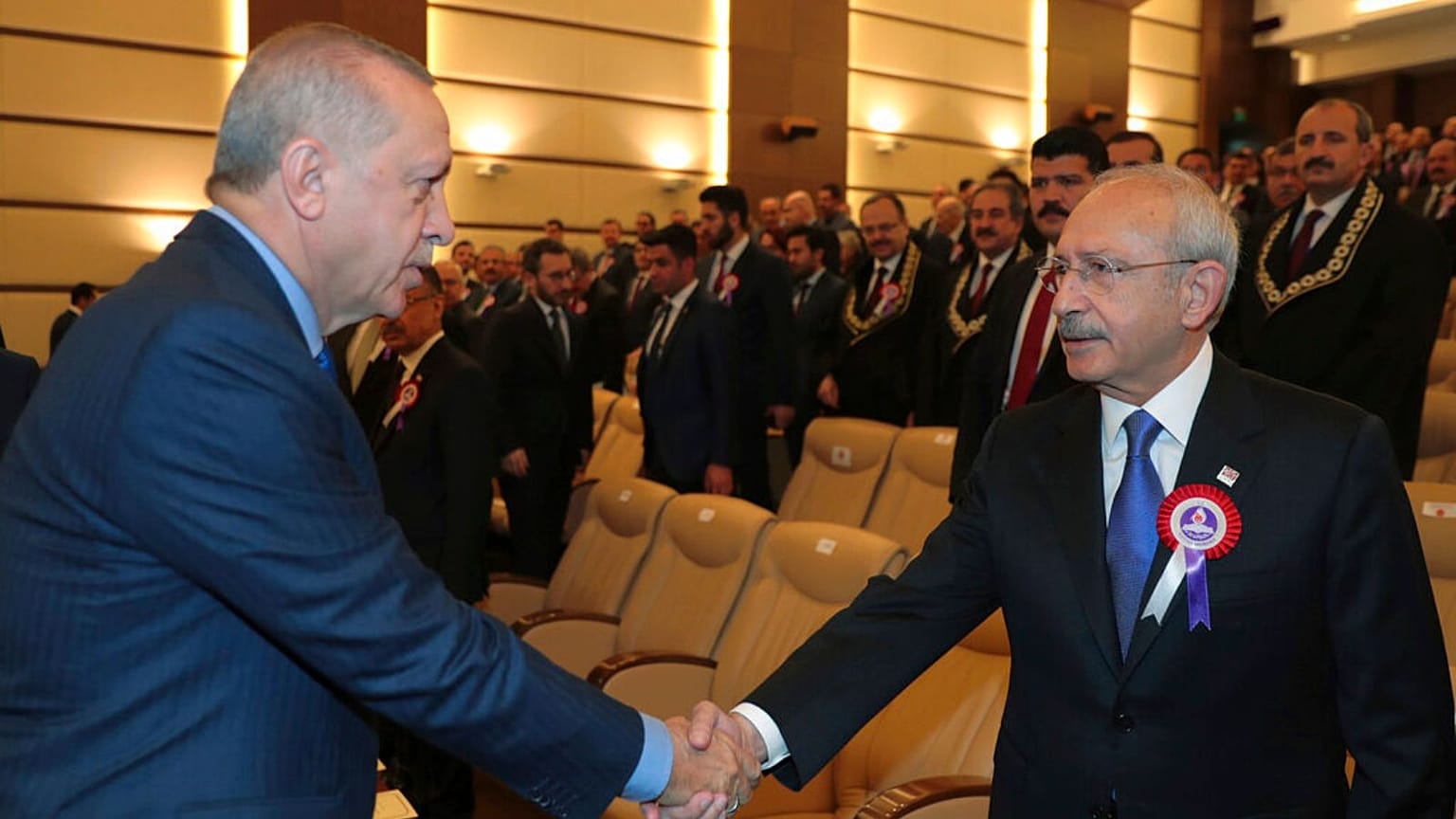 Kemal Kilicdaroglu and Recep Tayyip Erdogan