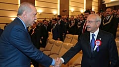 Kemal Kilicdaroglu and Recep Tayyip Erdogan