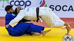 Финальный бой в весе свыше 100 кг между грузином Гвиниашвили и французом Тассье.