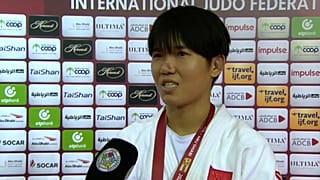 La judoka cinese Zhenzhao MA, medaglia d'oro