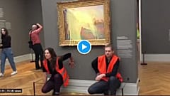 Les militants de "Dernière Génération" dans un musée de Potsdam