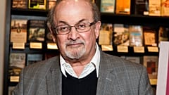Author Salman Rushdie at a signing for his book 'Home', in London, June 6, 2017