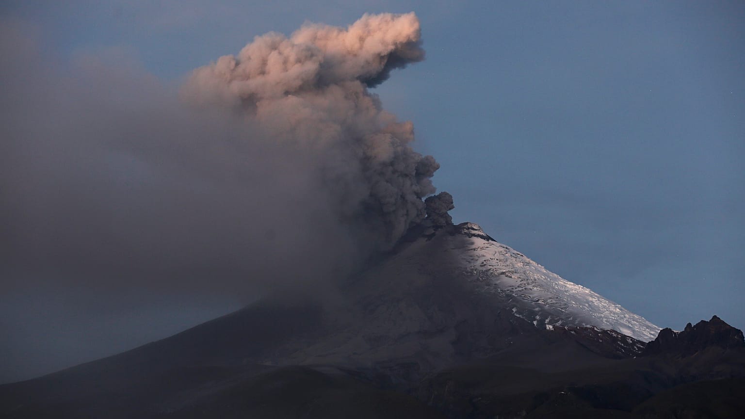Das stärkste Erwachen des Cotopaxi gab es zuletzt in 2015.