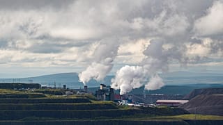 The iron mine of Swedish state-owned mining company LKAB  is pictured at Sweden's northernmost town of Kiruna, situated in Norrbotten County, Sweden, on August 25, 2021.