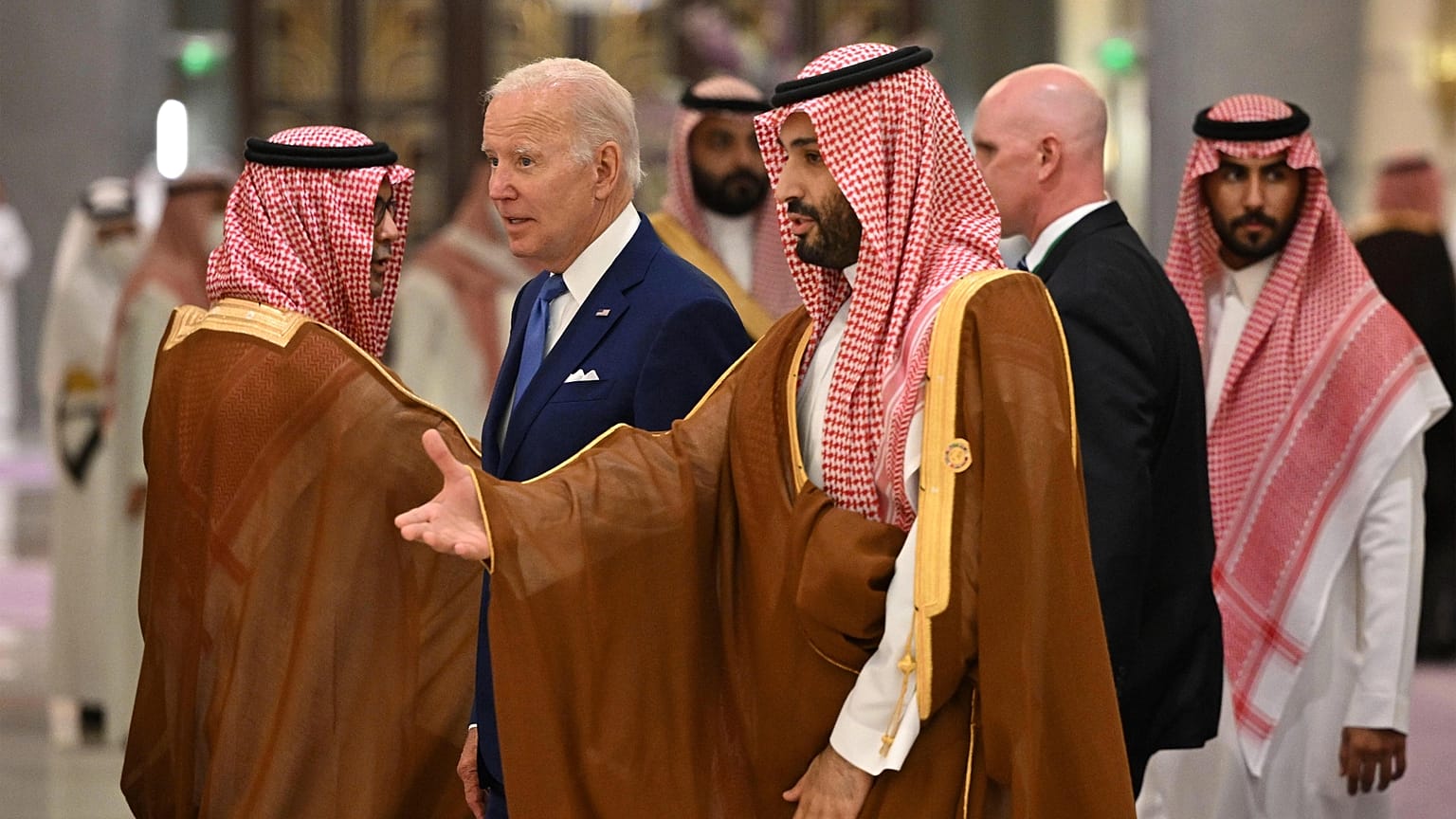 خلال زيارة بايدن إلى السعودية في تموز/يوليو الماضي 