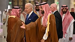 خلال زيارة بايدن إلى السعودية في تموز/يوليو الماضي 