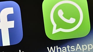 WhatsApp ikon egy iPhone-on