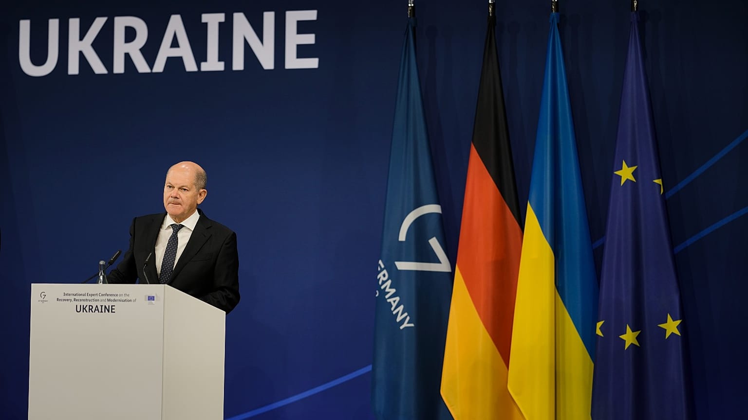 Le chancelier allemand Olaf Scholz