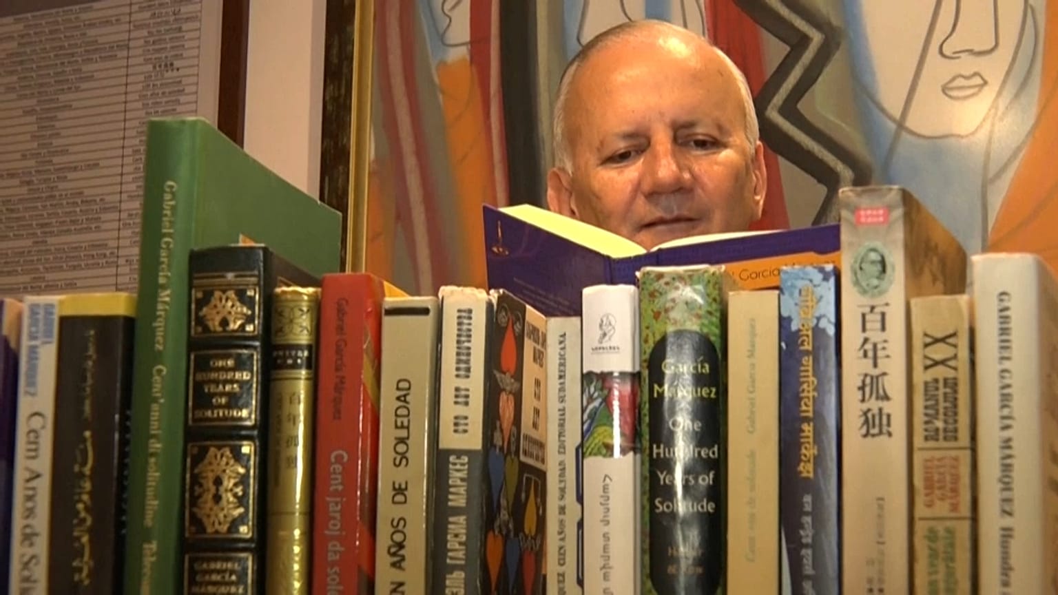 Jorge Iván Salazar, coleccionista de 'Cien años de soledad'