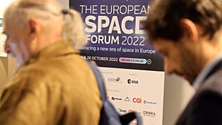 Attendees at the EU Space Forum in Brussels