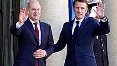 Encuentro de Macron y Sholz en el Elíseo