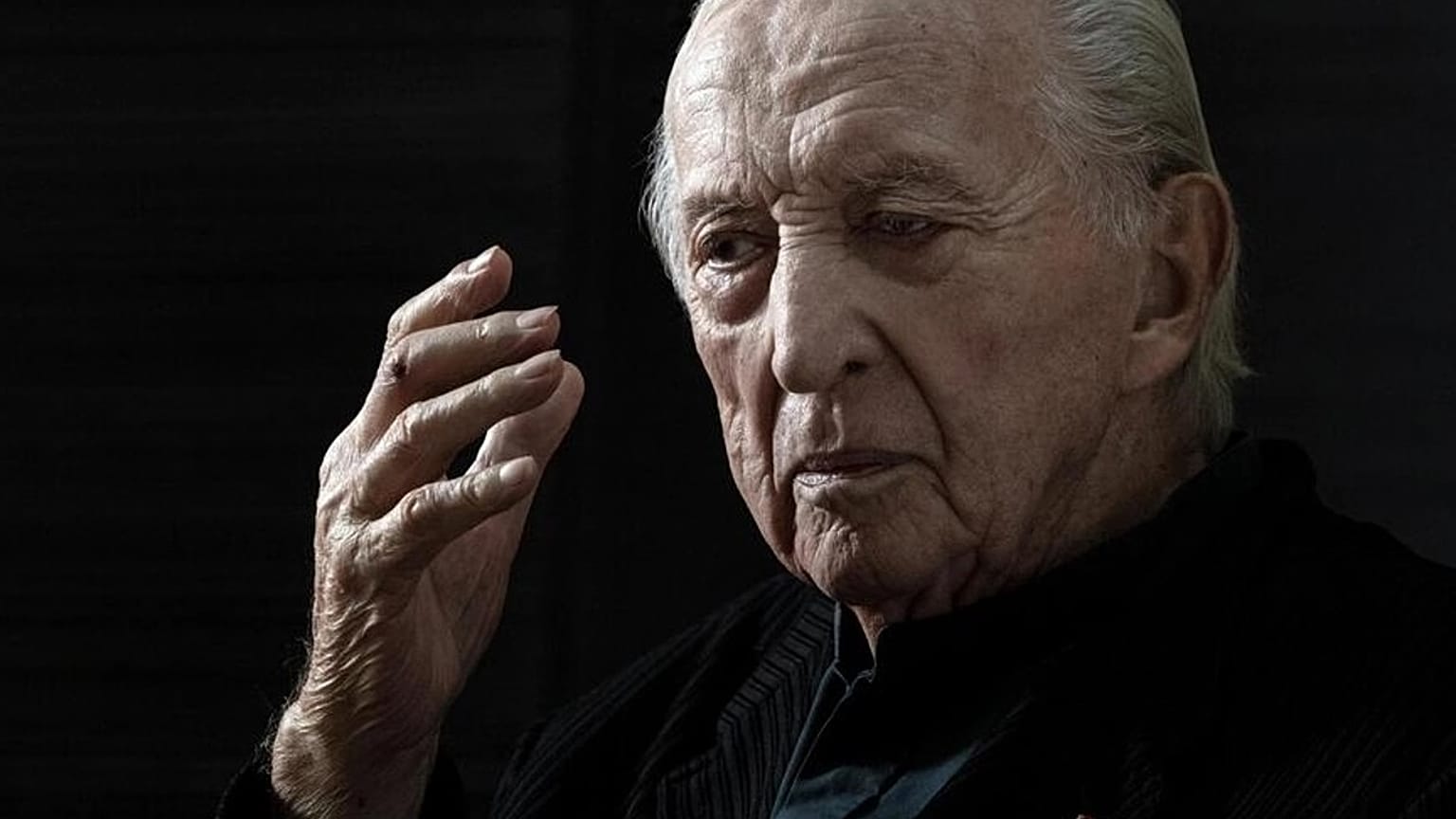 Pierre Soulages in 2019, the year the Paris Louvre honoured him with a retrospective