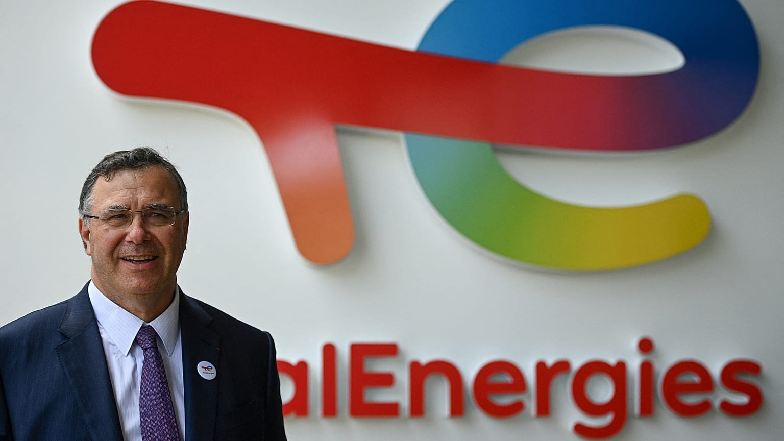Archives : Patrick Pouyanné, PDG de Patrick TotalEnergies, à La Défense, en région parisienne, le 28 mai 2022 