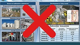Fake: Russlands "Beweise" für "schmutzige Bombe" sind laut Slowenien 12 Jahre alte Fotos