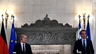 Olaf Scholz ve Kriyakos Miçotakis