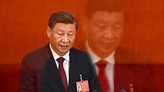 Xi Jinping lors du congrès du Parti communiste chinois, le 20 octobre 2022 (Pékin, Chine).