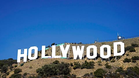 The Hollywood sign being prepared for a makeover ahead of its 100th anniversary next year