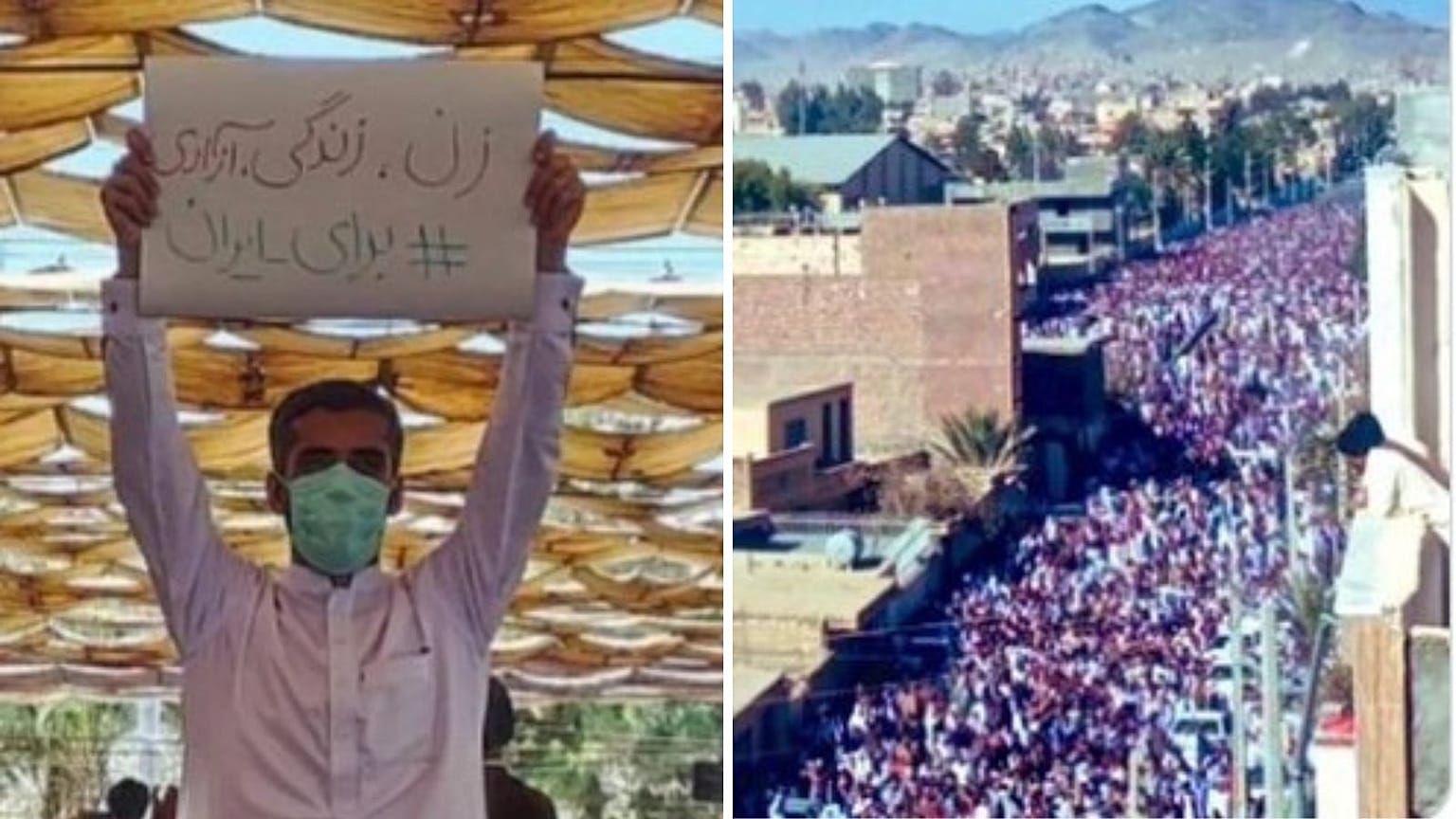  تظاهرات روز جمعه زاهدان 