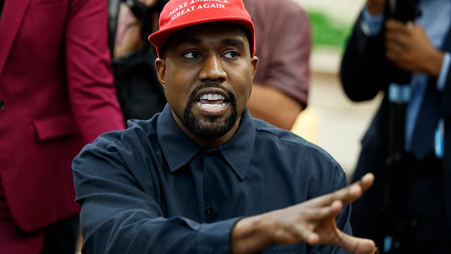 Kanye West, rapper norte-americano.