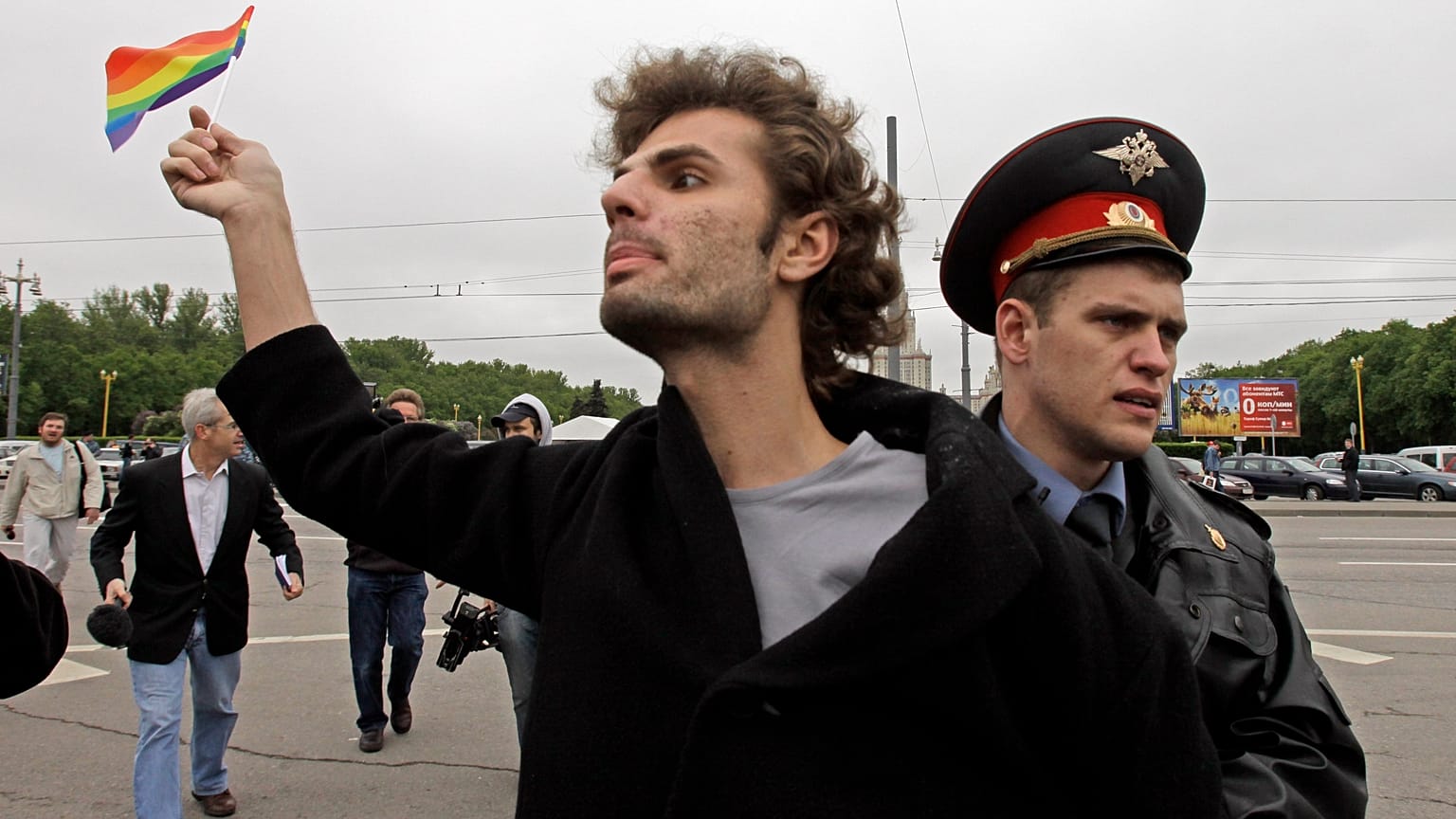 Задержание ЛГБТ-активиста в Москве. 2009 год