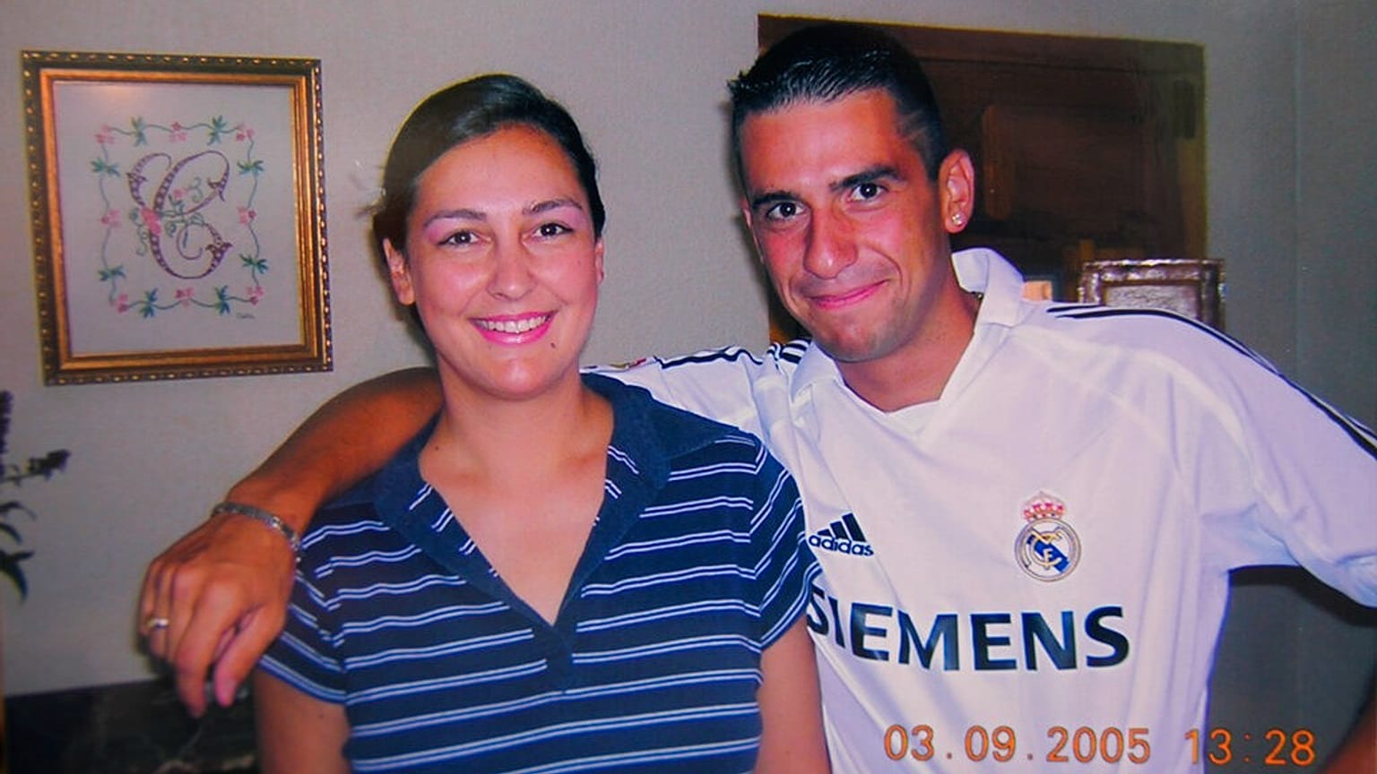 Santiago Sanchez, right, posing with his sister Natalia in this family photo date stamped Sept, 9, 2005