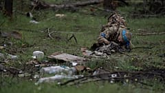 Ein Schlachtfeld in der Ukraine