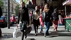 ركز التسوق Galleries Lafayette في باريس.