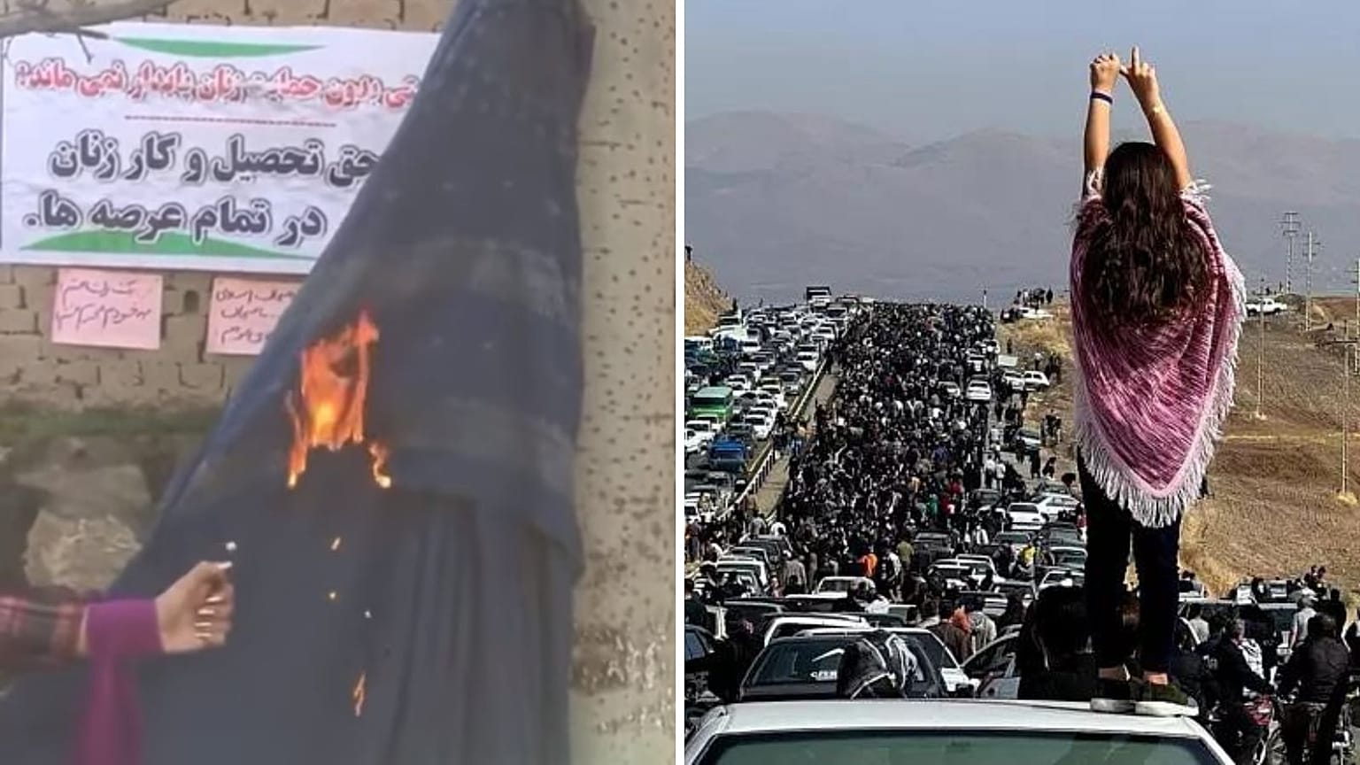 جنبش زنان ایران و برقع سوزی زنان افغانستان