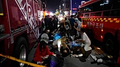 Εικόνα από το σημείο της τραγωδίας στη Σεούλ
